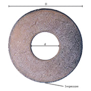 RONDELLA GREMBIALINA M 10- 2,5 x  40 x  10,5 mm - 1 centinaio - SIPA