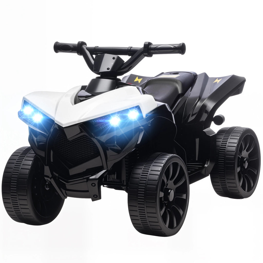 Quad Elettrico per Bambini ¨C Minimal ¨C Bianco 6V LED