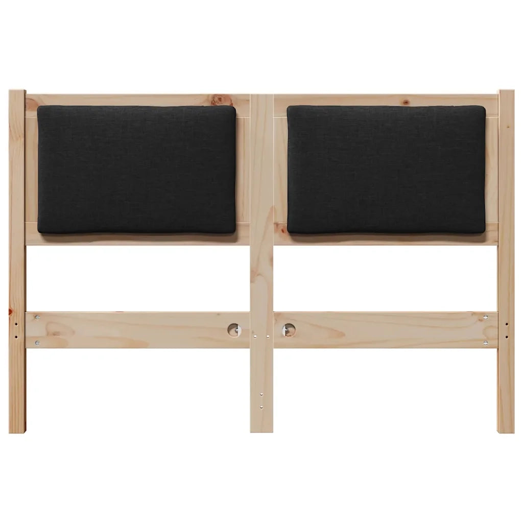 Testiera Altro Marrone 135 cm Legno di pino massello 878961