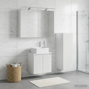 Set di mobili per il bagno 4 pz Bianco 3407431