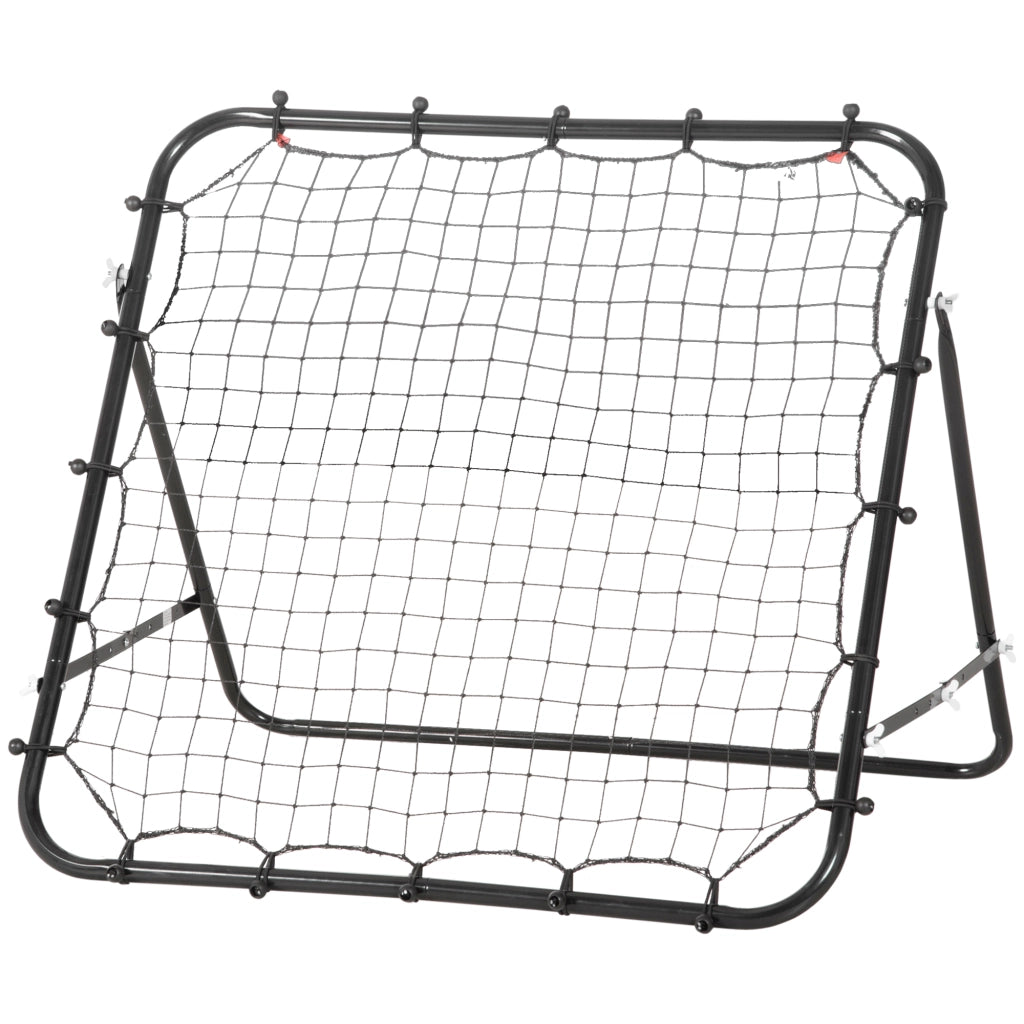 Rete da Allenamento Calcio Tennis ¨C zephmum ¨C Nero 96x80x96 cm