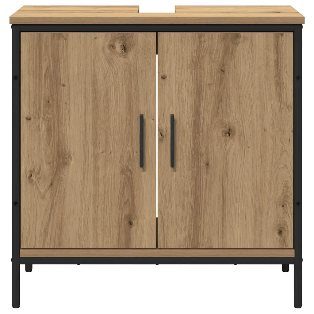Set di mobili per il bagno 2 pcs Marrone Legno multistrato 3334323