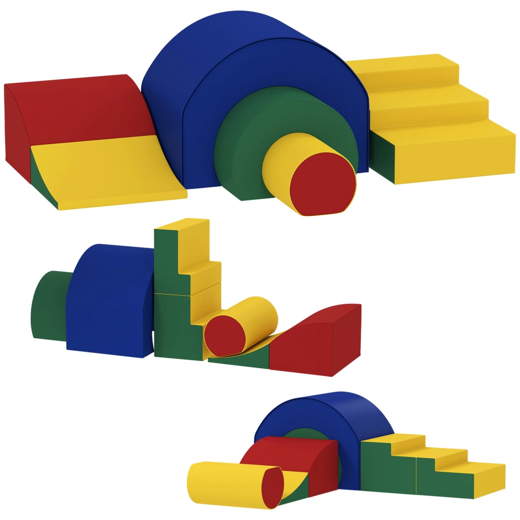 Giocattolo di arrampicata modulare per bambini ¨C zephmum ¨C multicolore 181x39x44 cm