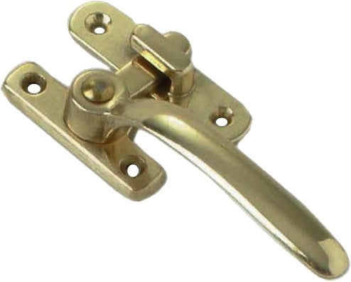 MANIGLIA DA BLOCCO   Dx - Ottone lucido