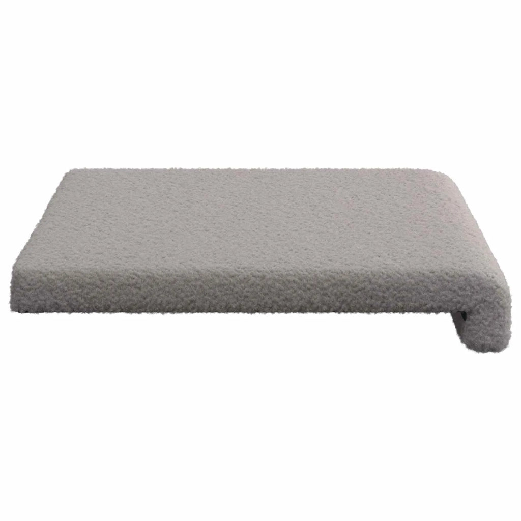Cuscino per panchina Tessuto Sherpa Grigio Chiaro 42043226
