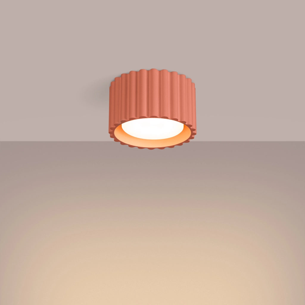 Lampada da soffitto AURA 1 peach Gx53