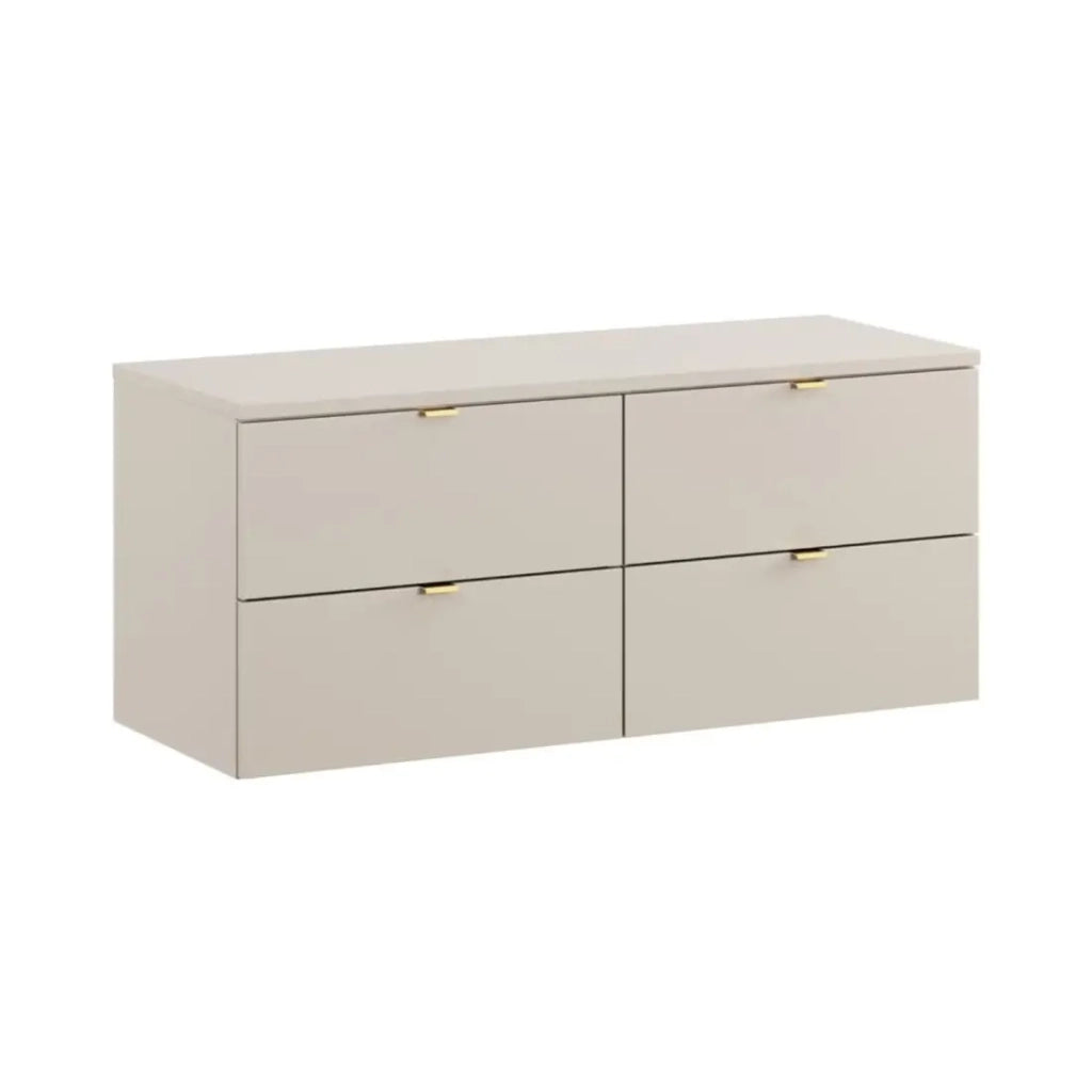 Set da bagno BELLA: mobile sottolavabo 120cm + piano per lavabo