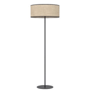 Lampada da terra boho rattan nero-beige 1xE27 Emibig