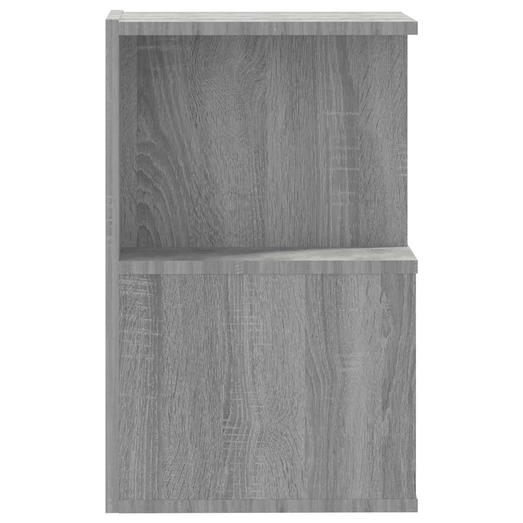 Comodini 2 pz-Set di 2 Tavolino da notte Grigio Sonoma 35x35x55 cm in Legno Multistrato