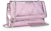 Clutch mini con catena, borsa elegante per la sera con tasca piccola