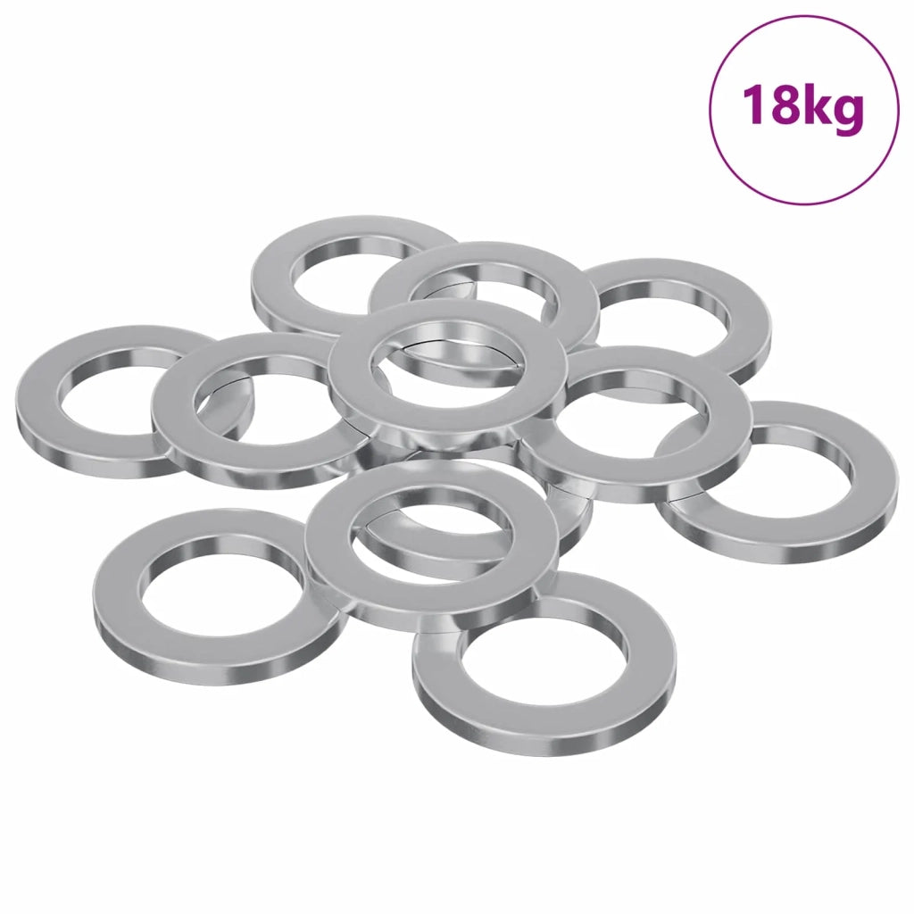 Rondelle 50000 pcs Argento Ferro 864453