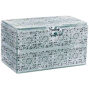 Scatola in metallo verde 20.5x12.5x11.5h cmh cm