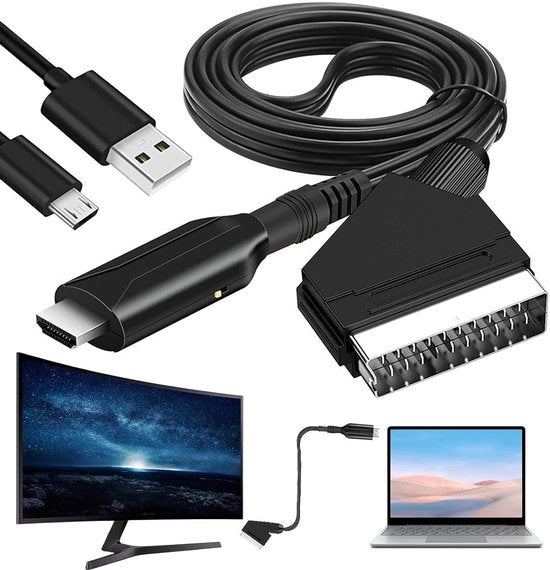 Convertitore video e audio 1080p/720p per HDTV STB VHS Xbox PS3 Sky DVD Blu-ray