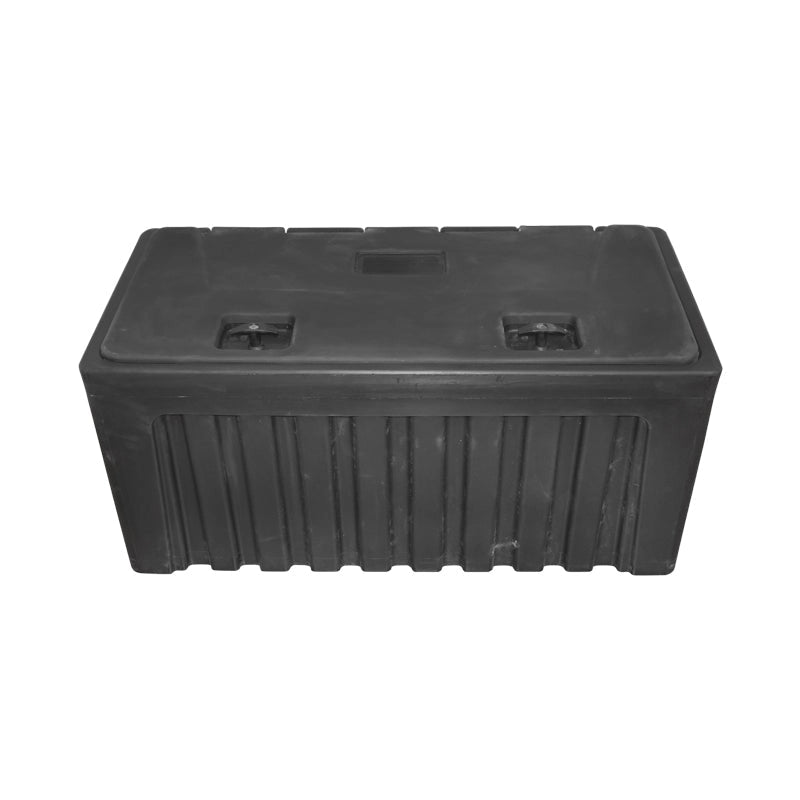 Cassetta per attrezzi senza supporto, in plastica nera 480x470x1000 mm