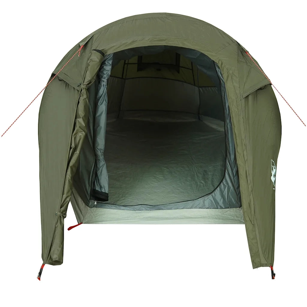 Tenda da Campeggio a Tunnel 3 Persone Verde Oliva Impermeabile 4009627