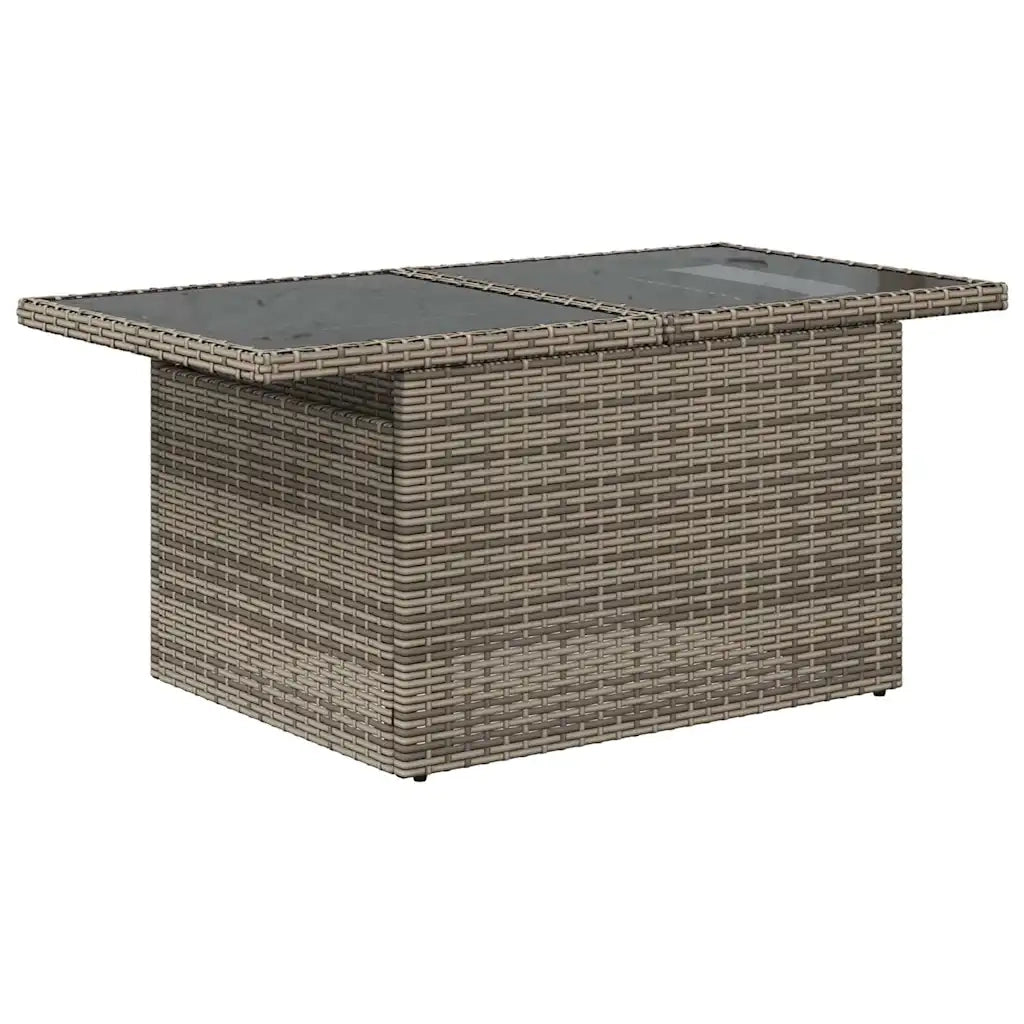 Set Divano da Giardino 6 pcs Grigio Rattan in Polipropilene