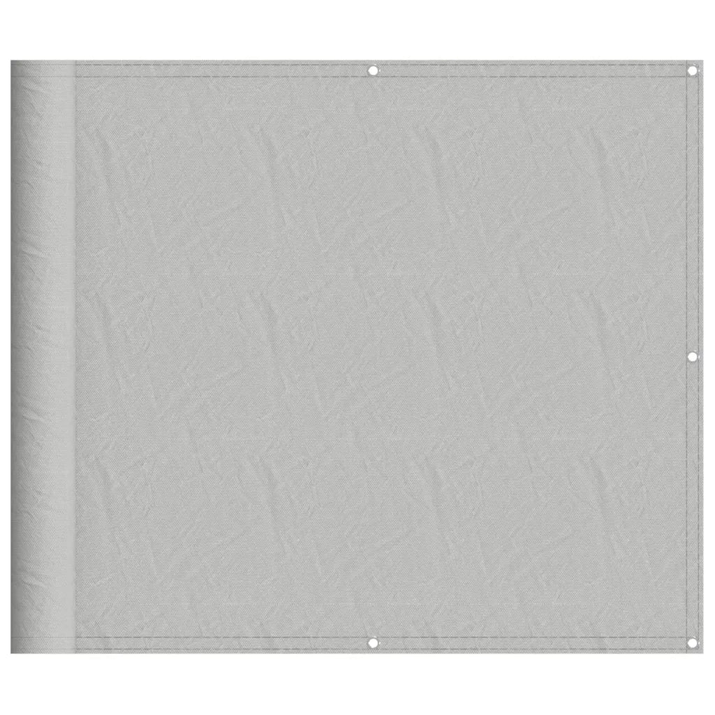 Schermo da balcone | Paravento Balcone Grigio chiaro 90x600cm 100% Poliestere Oxford