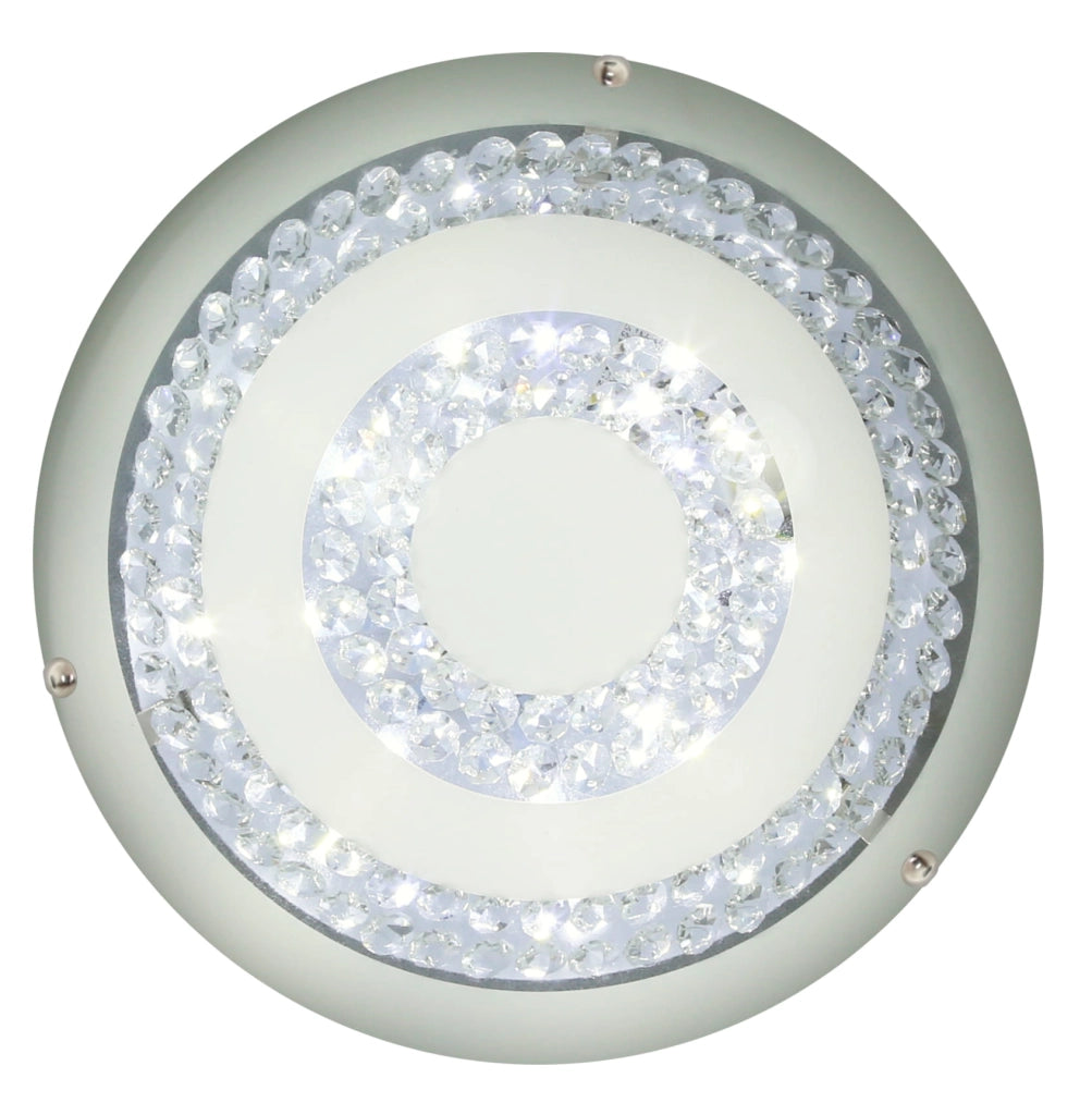 Plafoniera LED Candellux Monza bianca 40cm 16W 6500K