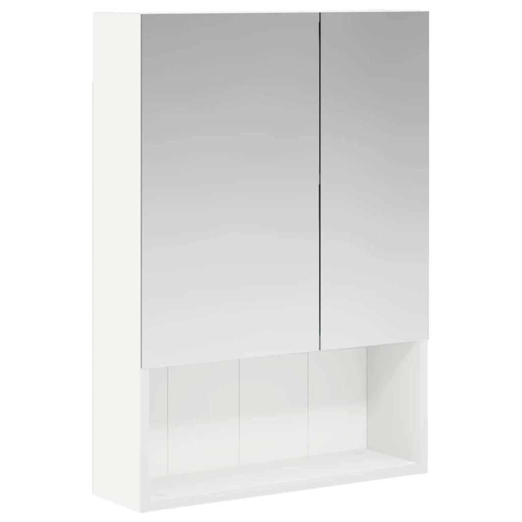 Mobiletto per specchio da bagno Bianco 50 x 14,5 x 70 cm 889199