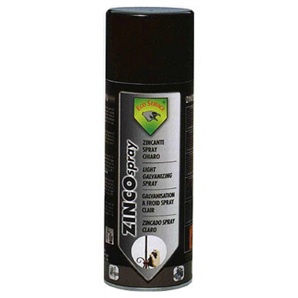 Trade Shop - Eco Service Zinco Alluminio Chiaro A Freddo Al 98% Spray Bomboletta 400 Ml -