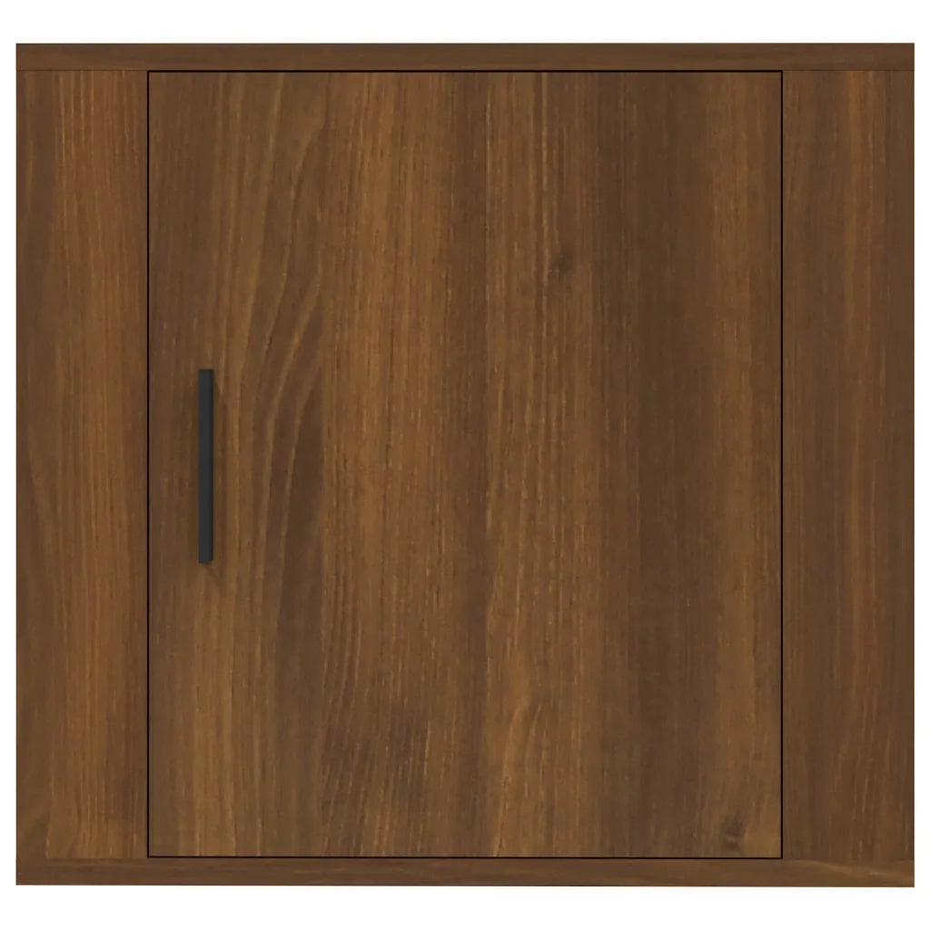 Comodino a Muro Rovere Marrone 50x30x47 cm 816878