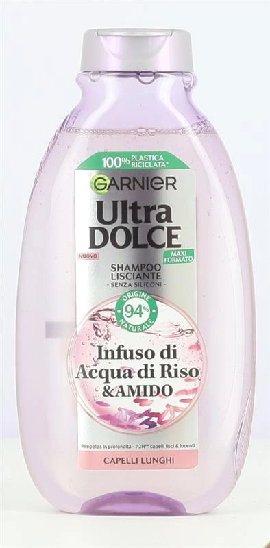 GARNIER SHAMPOO ULTRA DOLCE 300ML INFUSO ACQUA RISO E AMI