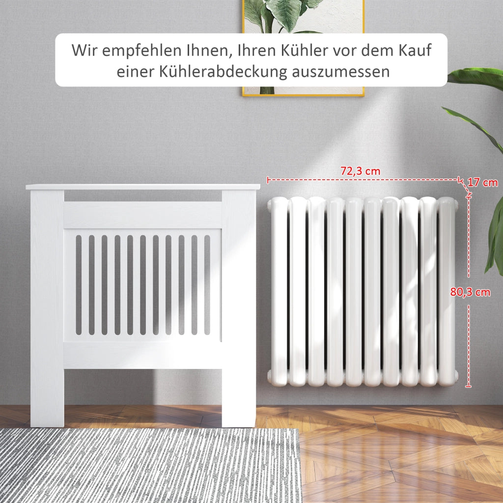 Copritermosifone MDF Bianco ¨C Xylo ¨C 78x19x81cm