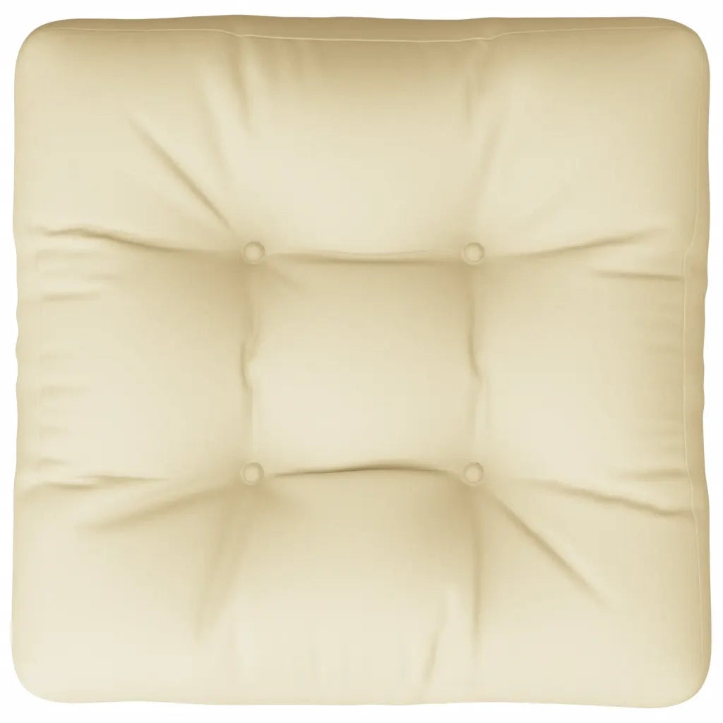 Cuscino per Pallet Crema 60x61,5x10 cm in Tessuto 47476