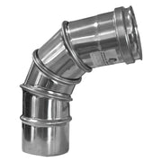 Gomito girevole 90° ø 25 cm in acciaio inox
