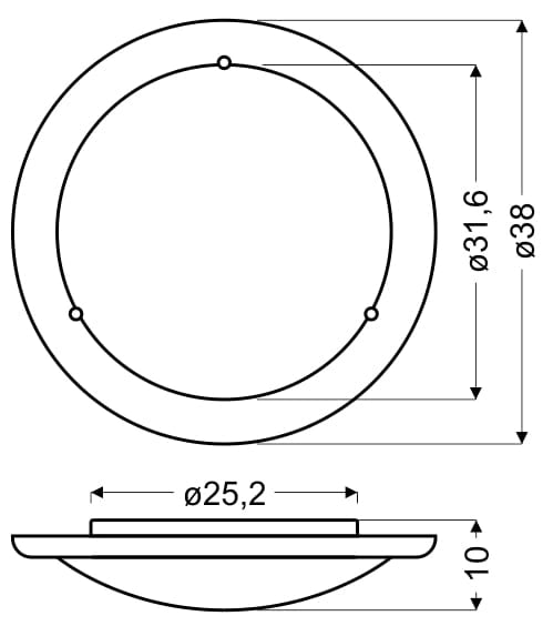 Plafoniera Candellux Duna 40 cm legno naturale E27