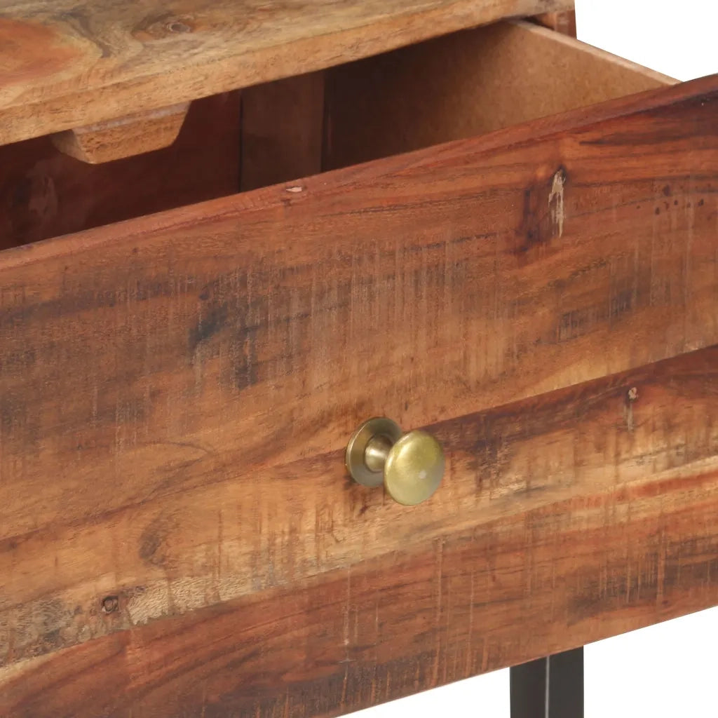 Comodino 40x30x50 cm in Legno di Acacia Grezzo 320915