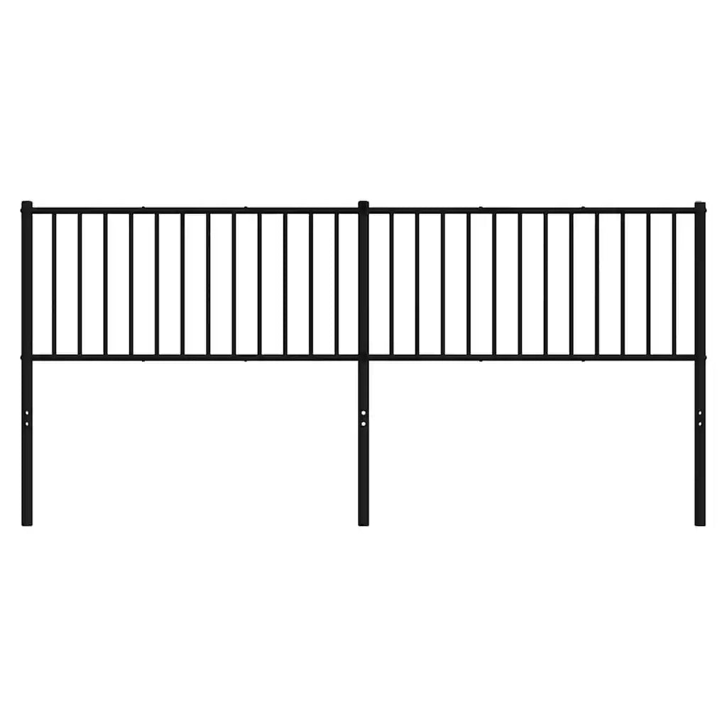 Testiera di Ricambio in Metallo Nero 200 cm 350902