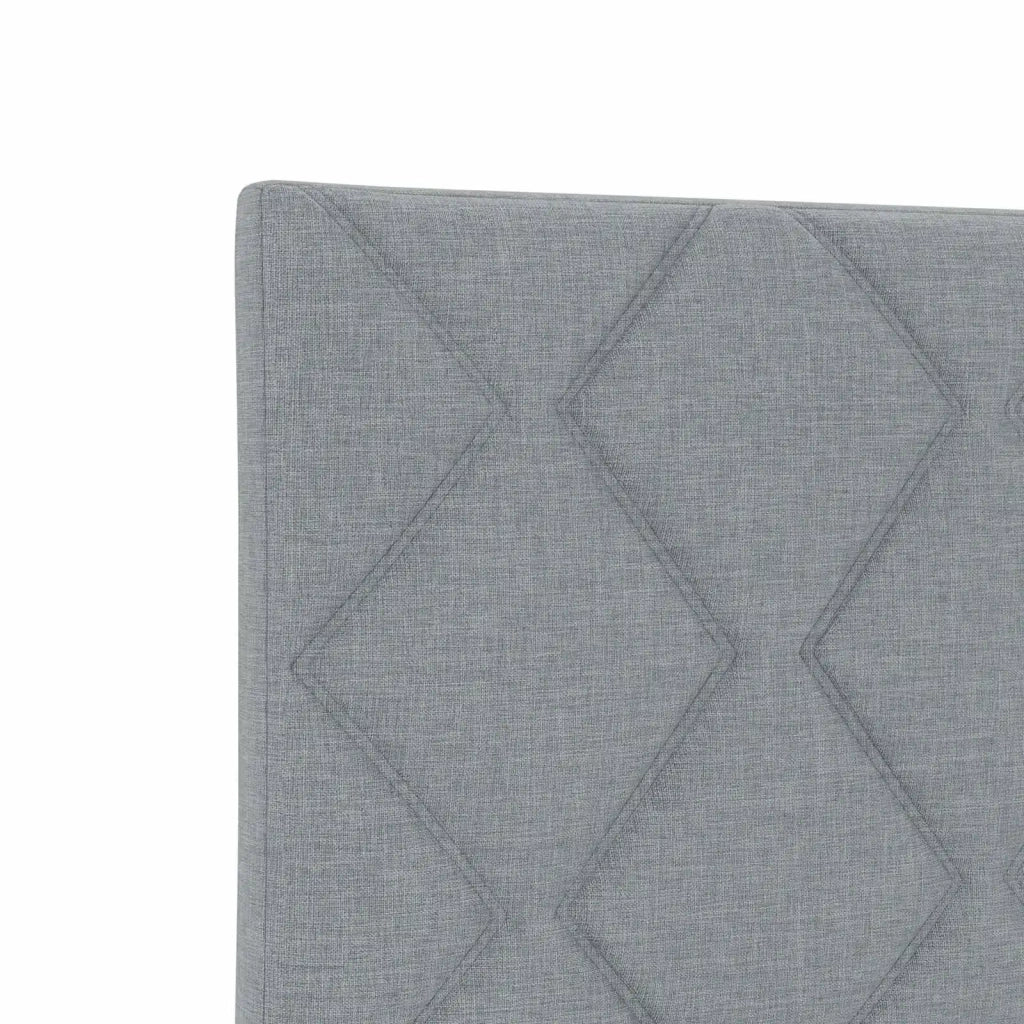 Letto con Box Spring, Materasso e LED Grigio Chiaro 90 x 200 cm 3451861