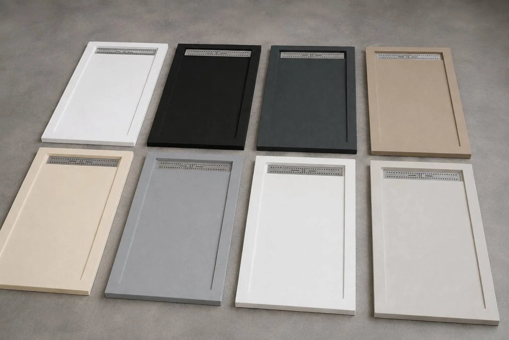 Piatto doccia BIDAI 80x130 cm Nuvola griglia in acciaio
