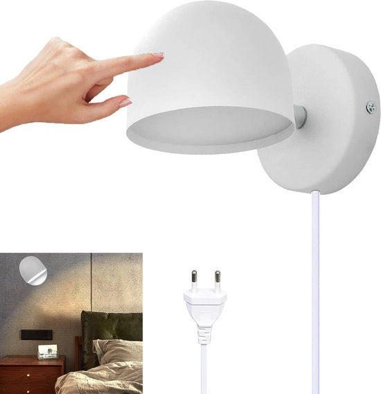Lampada LED a LED con Controllo Tattile e 360° Regolabile - Luce Bianca Calda per Uso Domestico