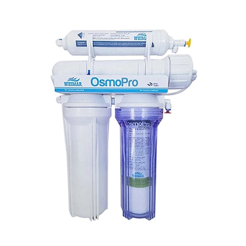 Whimar OsmoPro 100GPD 380 L/g - Impianto osmosi a bicchiere con membrana Vontron, lavaggio membrana e post-filtro al carbone