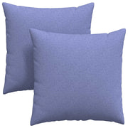 Cuscini da Divano 2 pz | Cuscini per sedie Blu jeans 60 x 60 cm Tessuto