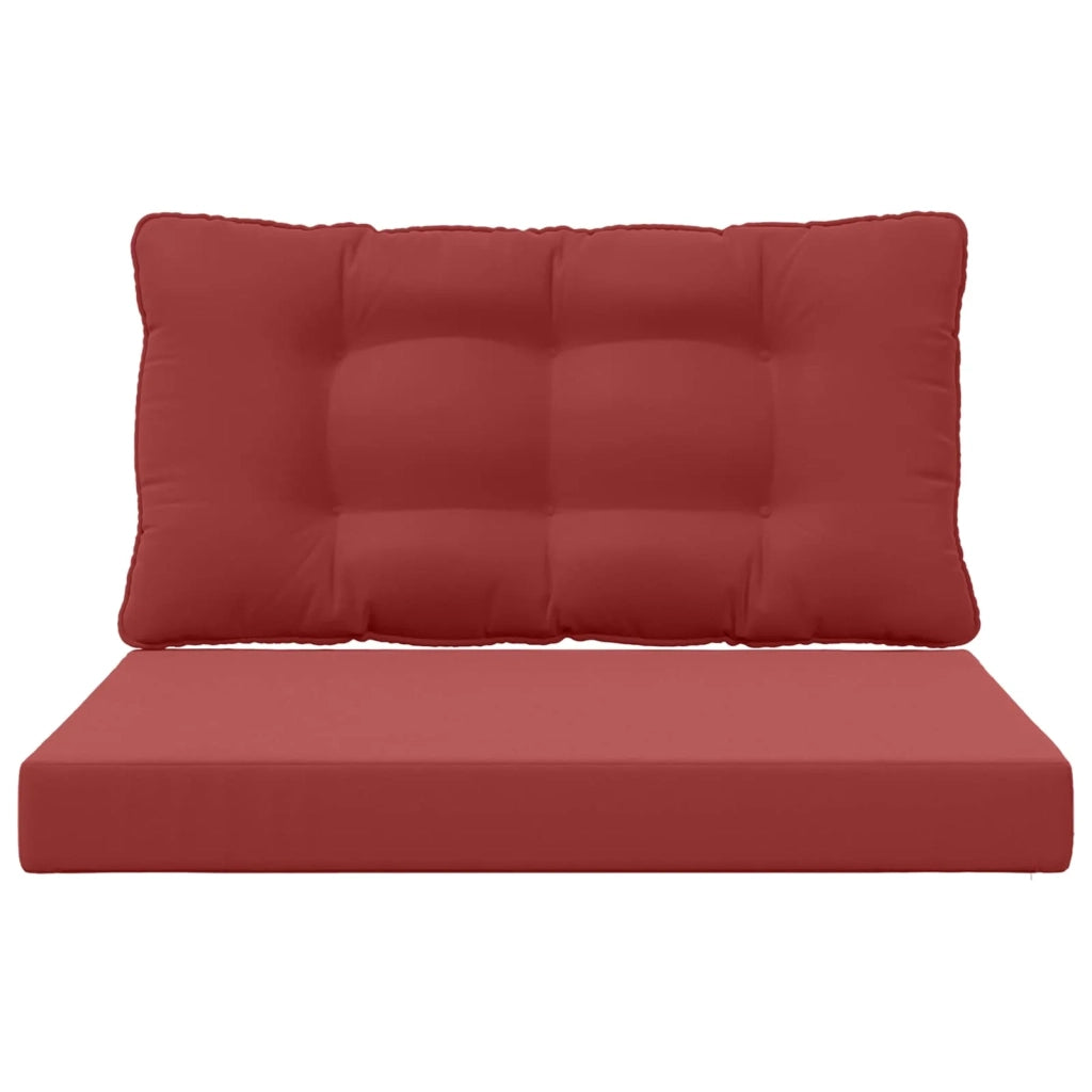 Cuscino per divano da esterno 2 pcs Rosso vino Poliestere 900906