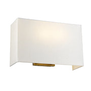 Applique Riley ottone anticato/crema 37cm 2xE27 60W