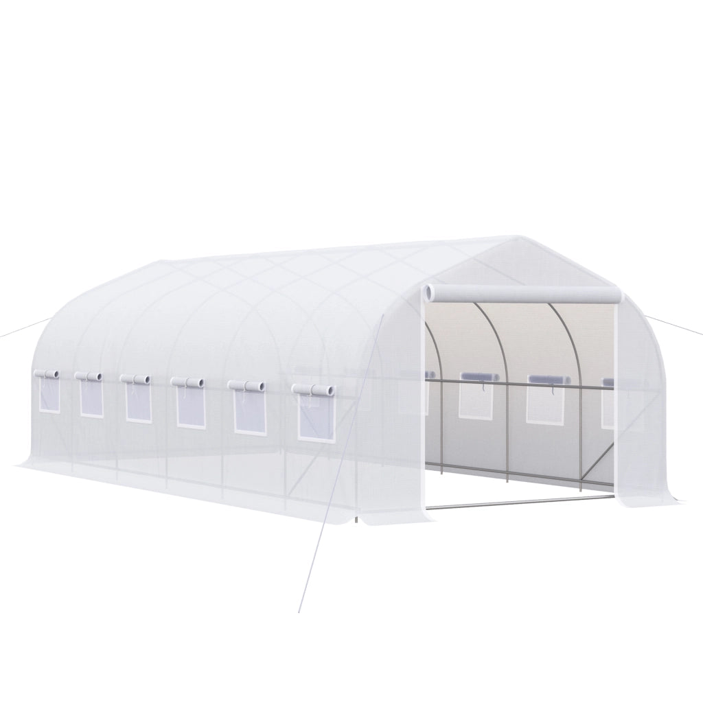 Serra da Giardino Tunnel ¨C Minimal ¨C Bianco 6x3x2 m