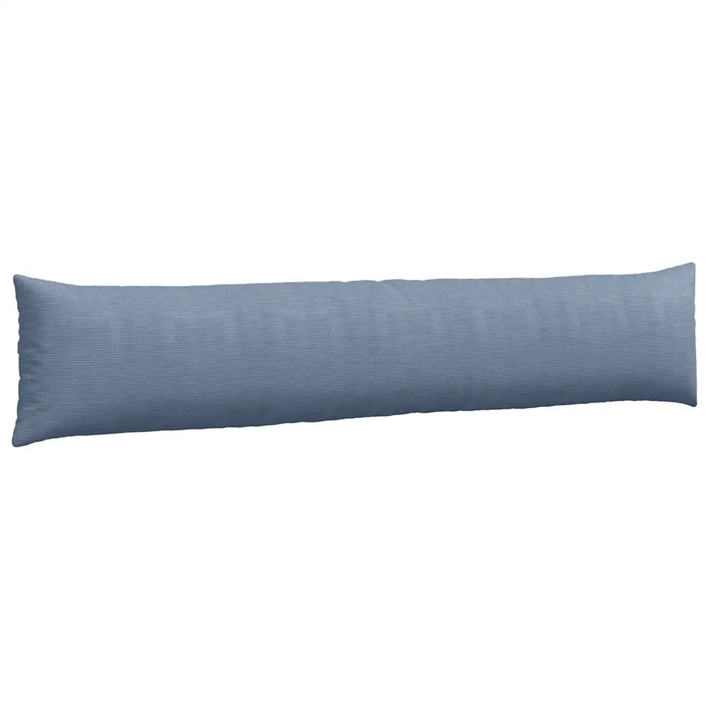 Cuscini da Divano 2 pz-Set di 2 Cuscini per Sofa Blu 200 x 40 cm Tessuto in Cords 845576