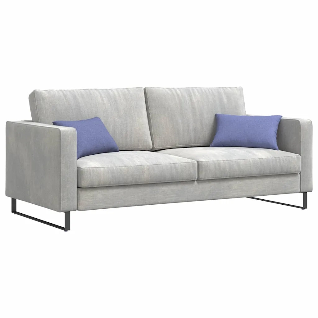 Cuscini da Divano 2 pz-Set di 2 Cuscini per Sofa Blu jeans 50 x 30 cm Tessuto