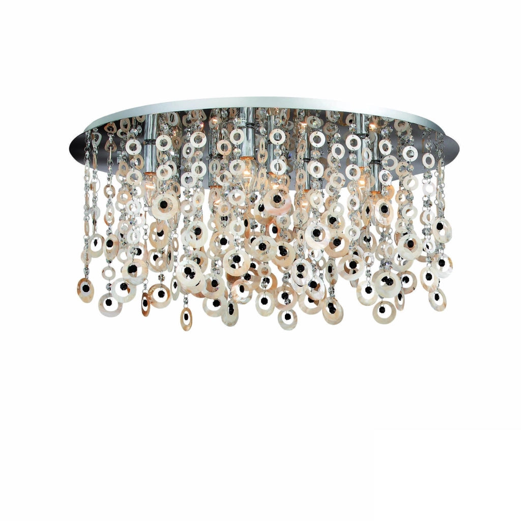Poviglio, Lampada da Soffitto, Argento