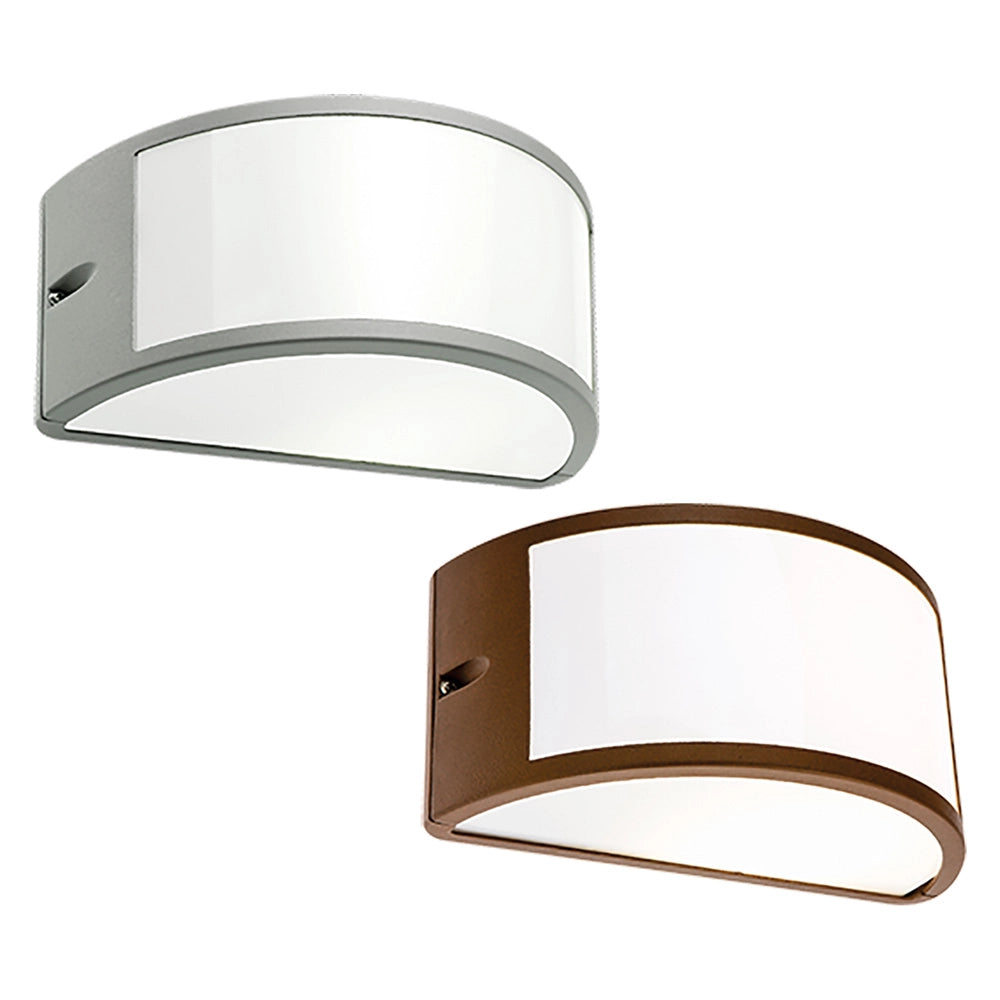 1pz applique 'umbe' 60 w - cm 25 x 12 x 13 grigio cod:ferx.8042533nlm