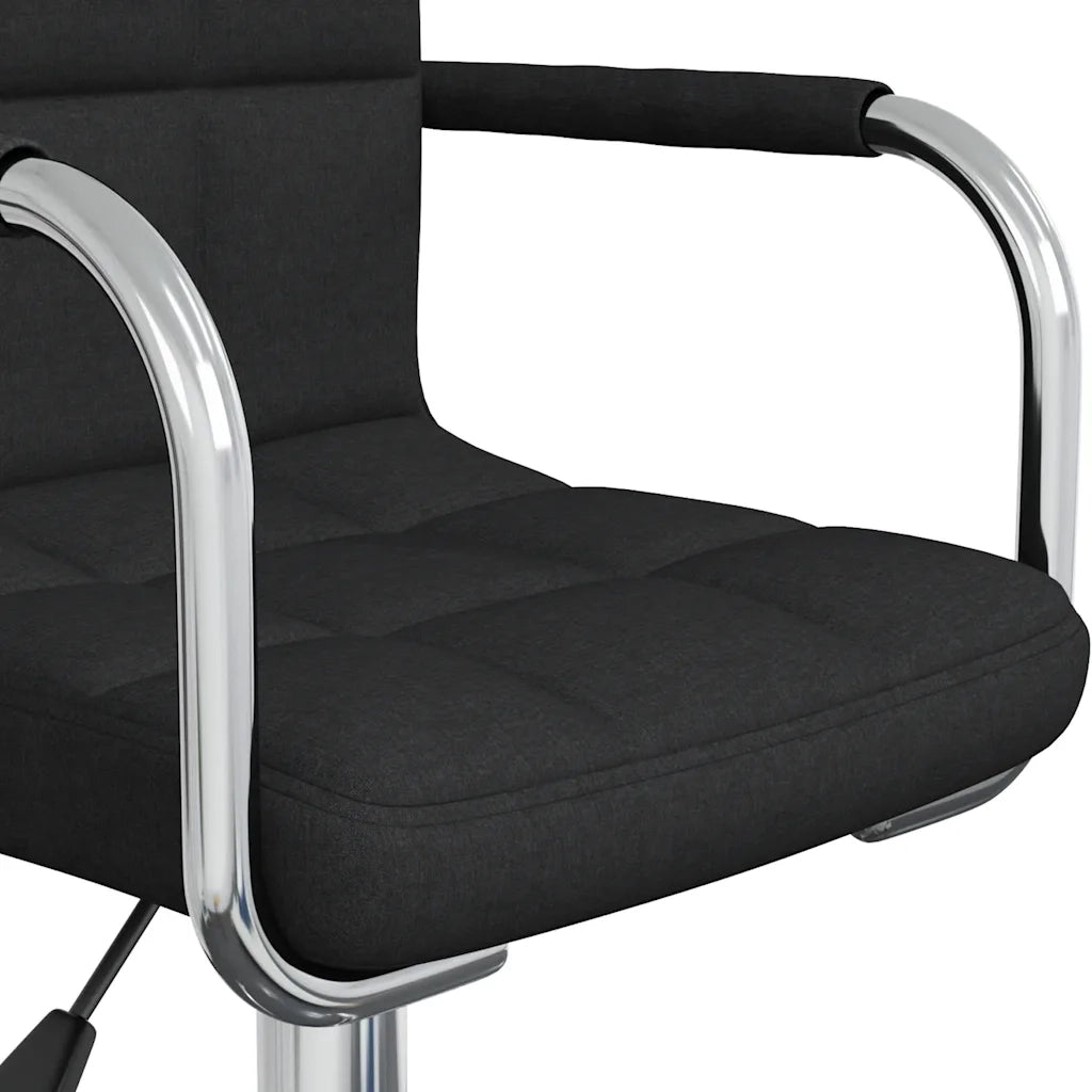 Sedia da Ufficio Girevole Nera in Tessuto 334735