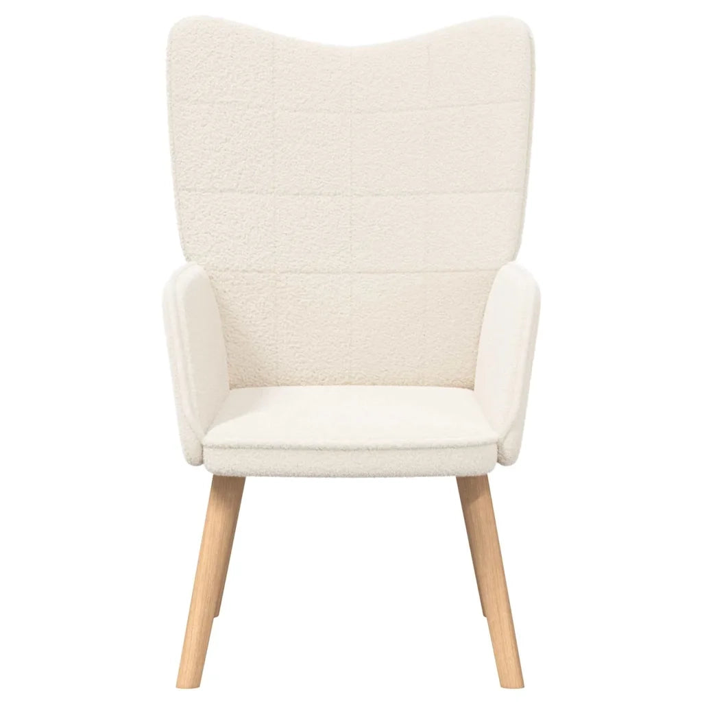 Sedia rilassante Crema 62 x 67 x 95.5 cm Tessuto