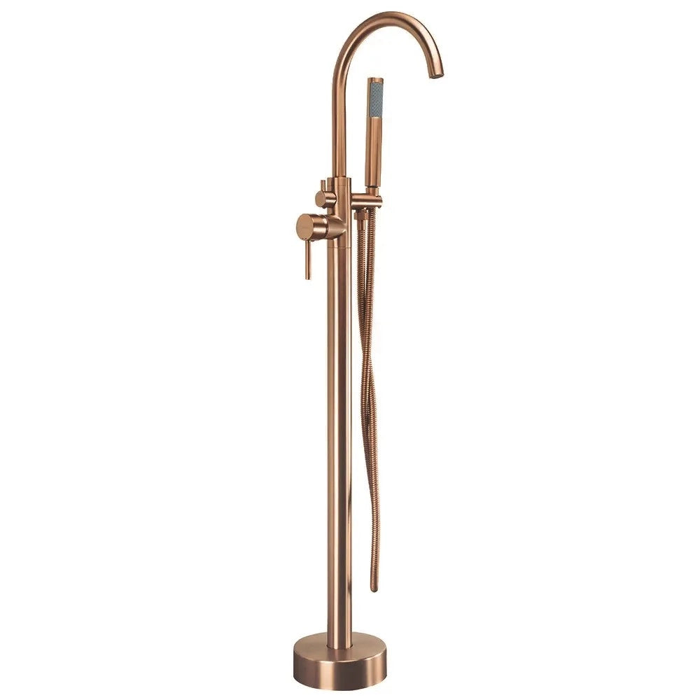 Rubinetto Indipendente Rea Lungo Brush Copper