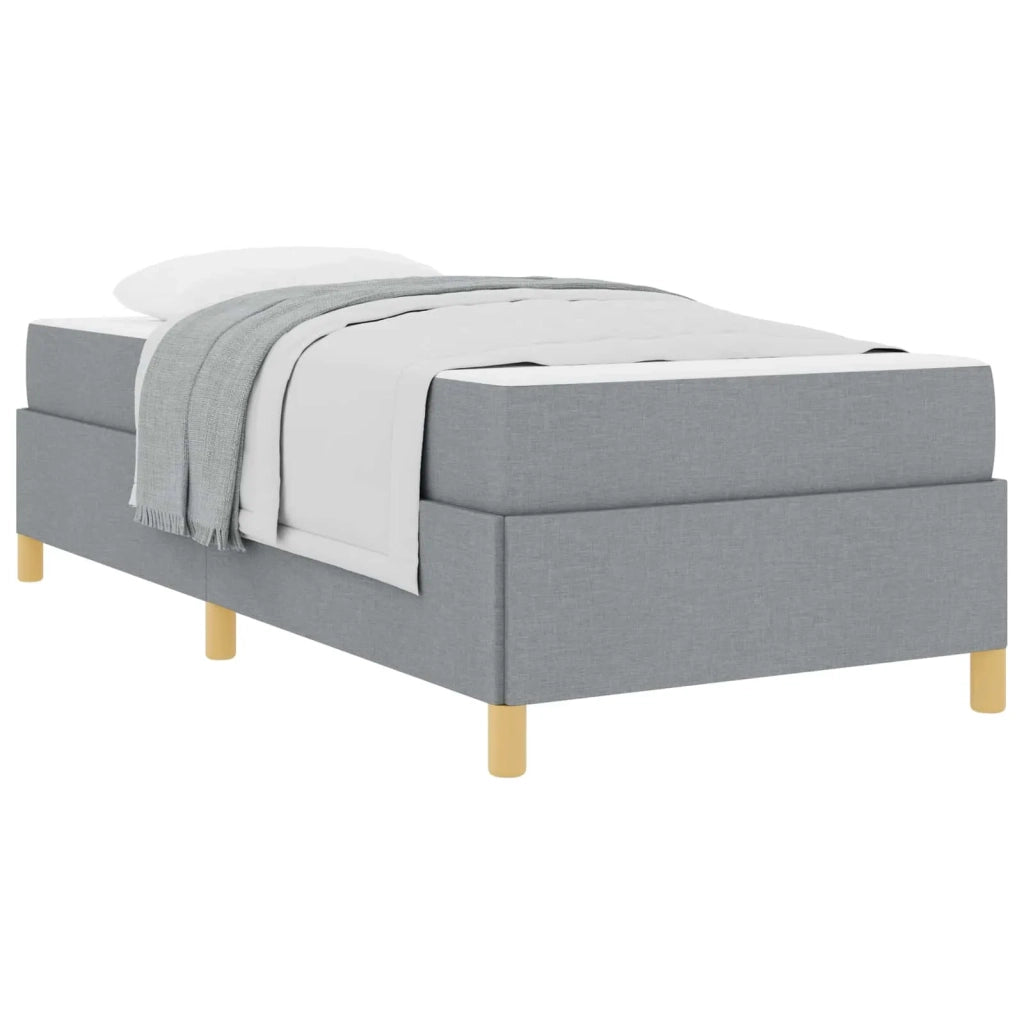 Struttura del letto Grigio chiaro 80 x 200 cm Tessuto 3398892