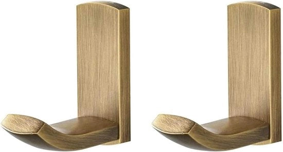 Accessori per bagno a muro in bronzo antico - 2 ganci