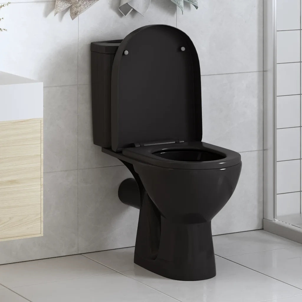 Copriwater Ammortizzato a Sgancio Rapido Nero 145022